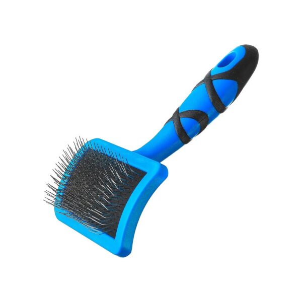 Professional Grade Dog Grooming Brush with Long and Short Pins