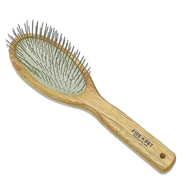 Professional Pet Grooming Brush for Dogs and Cats with Gentle 25MM Oval Pin Design