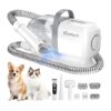 Professional Pet Grooming Kit with Vacuum, 5 Tools, and Dog Clipper