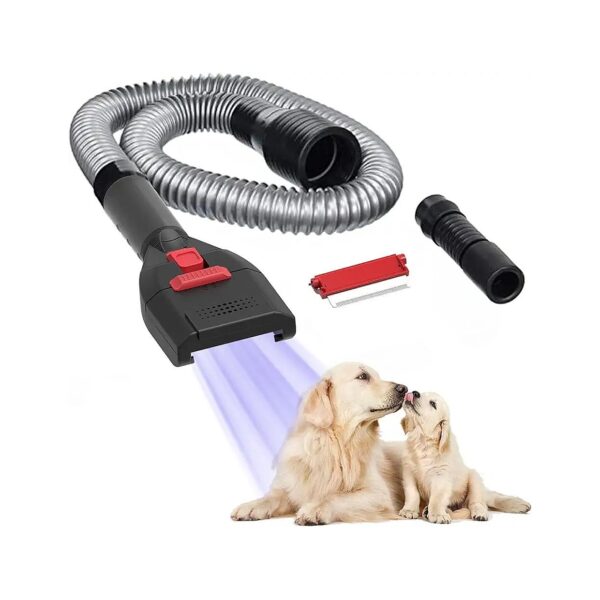 Professional Pet Grooming Kit with Vacuum Attachment for Dogs Cat Undercoat Fur Removal