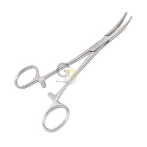 Professional Pet Grooming and Veterinary Tool with Curved Hemostat Forceps