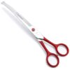 Professional Pet Trimming Scissors with Curved Blade and Soft Handle for Dogs and Cats