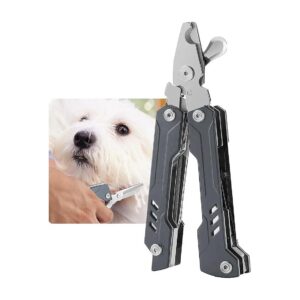 Professional Stainless Steel Dog Nail Clippers for Large Breeds