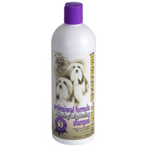 Professional Strength Whitening Pet Shampoo with Optical Brighteners and Coconut Scent