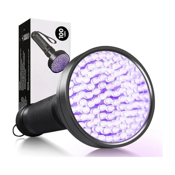 Professional UV Black Light Flashlight for Animal Stain Detection and Scorpion Hunting