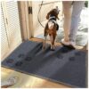 Profile, Non-Slip, Absorbent Door Mat for Muddy Shoes and Pet Paws, 5" x 5