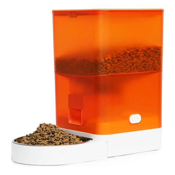 Programmable Automatic Pet Feeder with Duplex Power Supply for Cats and Small Dogs