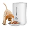 Programmable Electronic Pet Feeder with Voice Recorder and Automatic Meal Dispenser