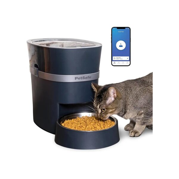 Programmable Pet Feeder for Multiple Pets with Backup Batteries for Power Outage