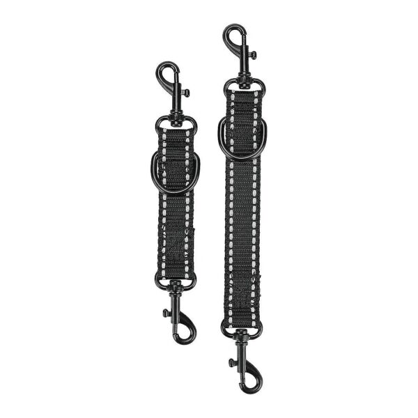 Prong Collar Backup Clip Set with Reflective Nylon Safety Features