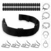 Prong Collar Nylon Cover Protector for Easy Adjustment with Rubber Tips