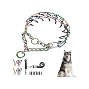 Prong Collar for Dogs with Dog Whistle and Extra Links for Effective Training