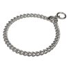 Proof Chrome Plated Steel Dog Chain Collar with 4mm Round Links