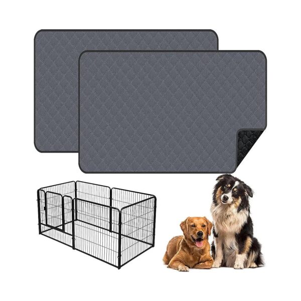 Proof Dog Pee Pads for Small and Large Dogs, 2 Pack Reusable