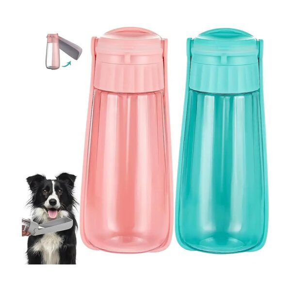 Proof Portable Dog Water Dispenser with Foldable Bowl for Outdoor Adventures