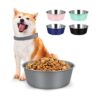 Proof Stainless Steel Dog Food and Water Bowls for Small Medium Large Dogs Cats