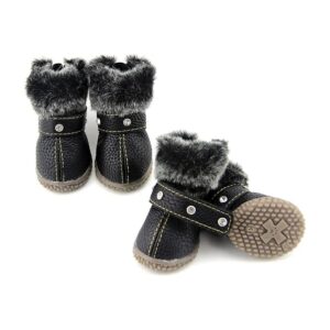 Protect Your Dog's Paws From The Harsh Winter Elements With These Reliable PU Boots