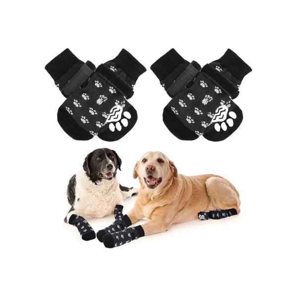 Protective Dog Socks for Senior Dogs on Hardwood Floors