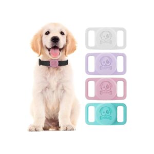 Protective Silicone AirTag GPS Tracker Case for Dogs and Cats