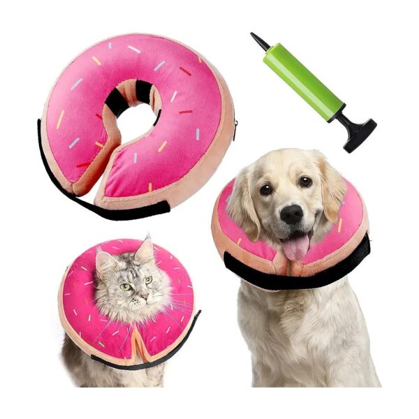 Protective Soft Cone Collar for Dogs After Surgery with Adjustable Strap and Fresh Color