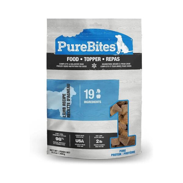 Protein Lamb Freeze Dried Dog Food with 19 Simple Ingredients