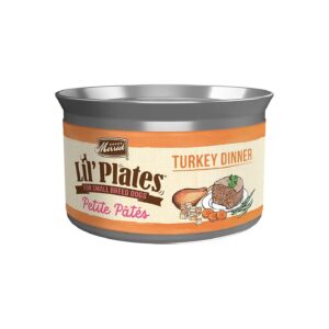 Protein and Gluten-Free Wet Dog Food for Small Breeds with Real Turkey and Green Beans