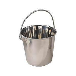 Proven Performance Stainless Steel Dog Feeding Pails with Snag Free Handles for Every Pet