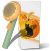 Pumpkin Dog Brush for Shedding and Grooming with Release Button