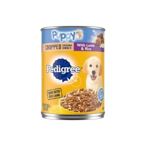 Puppy Canned Dog Food with Lamb and Rice for Tasty Meals