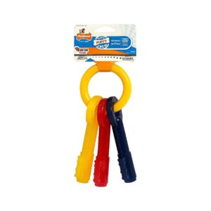 Puppy Chew Toy for Small Breeds with Soft and Gentle Bristles for Teeth Cleaning