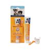 Puppy Dental Care Kit for Small Breeds Including Toothpaste, Brush, and Finger Brush