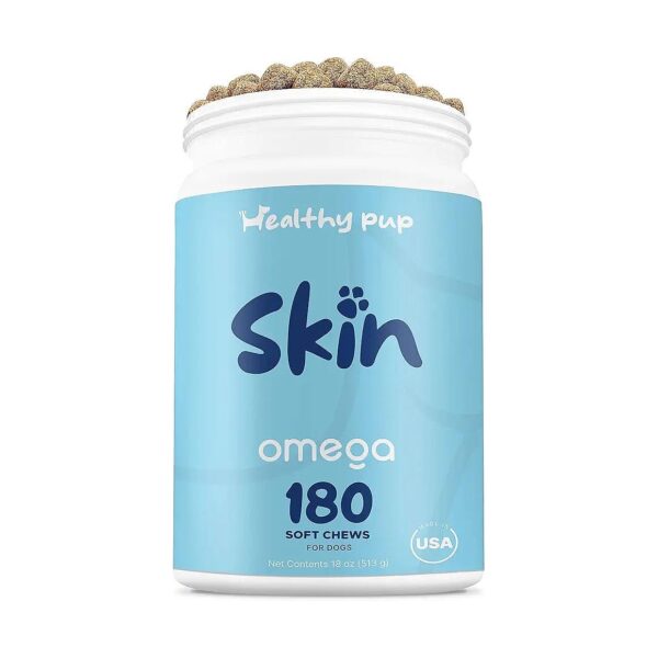 Puppy-Friendly Omega-3 Fish Oil Supplements for Healthy Skin, Coat, and Hair