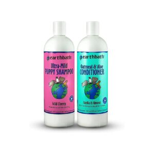 Puppy Grooming Essentials Kit with Ph-Balanced Shampoo and Conditioner