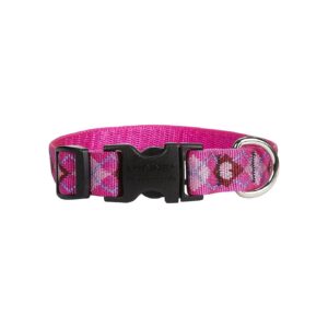 Puppy Love Patterned Nylon Dog Collar for Small Breeds 9-14 inches