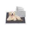 Puppy Training Absorbent Pads Black Carbon Adult Senior Dog Housebreaking 25 Pack