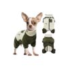 Puppy Winter Coat with Four-Leg Wrap and Soft Fleece Fabric for Small Breed Dog Warmth