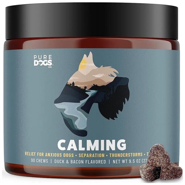 Pure Dogs Calming Chews for Dogs Anxiety Relief with Hemp