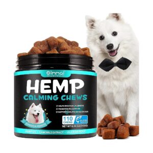 Pure Hemp Oil and Melatonin Rich Calming Chews for Dogs