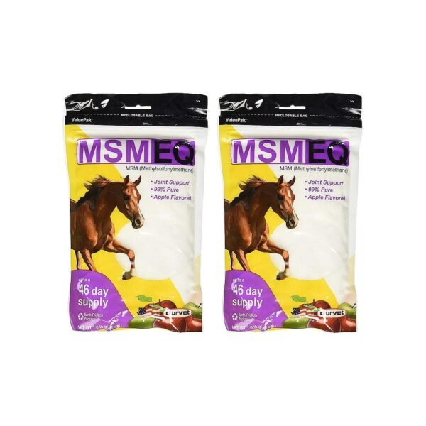 Pure MSM Supplement for Dogs and Horses in Tasty Apple Flavor