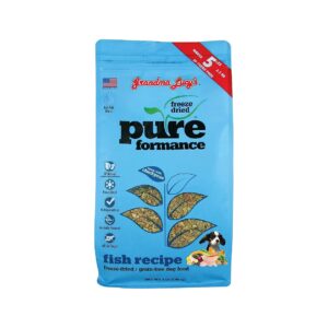 Pure Performance Freeze-Dried Fish Dog Food with Shelf Life of Up to 18 Months