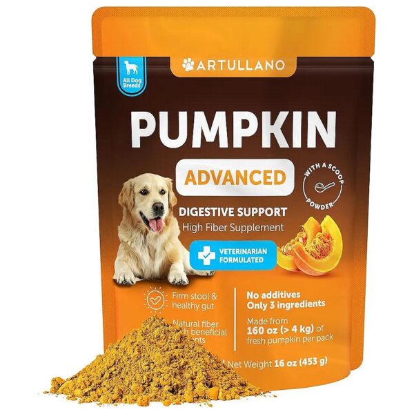 Pure Pumpkin Powder with Natural Ingredients for Dogs