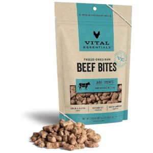 Pure Raw Beef Freeze-Dried Dog Treats for Picky Eaters and Dogs with Food Allergies