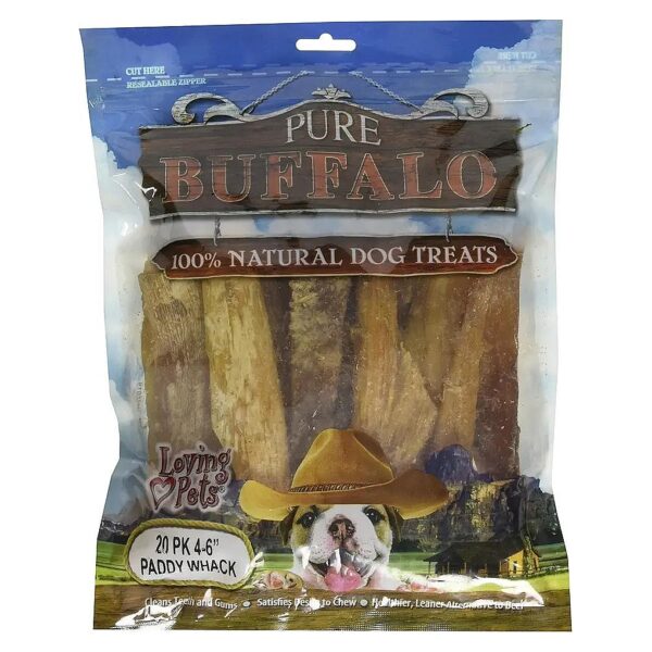 Pure and Natural Buffalo Tendon Dog Chews for Healthy Teeth and Gums