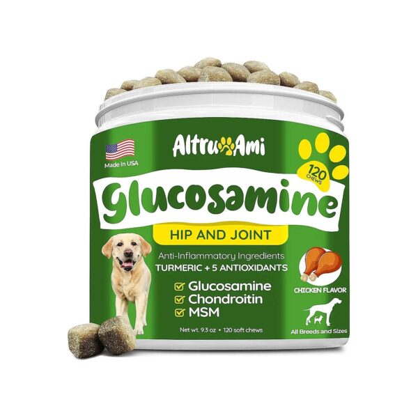 Purely Natural Glucosamine Chondroitin Supplements for Dogs with Vitamin C and E