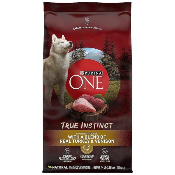 Purina ONE Natural Dog Food with Vitamins and Minerals for Strong Immune System