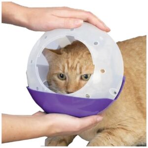 Purple Air Muzzle Restraint System for Cats and Small Dogs