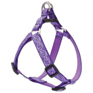 Purple Jelly Roll Patterned Harness For Dogs Of All Sizes