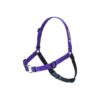 Purple Polyester Harness for Medium Large Narrow Dogs with Front Leash Attachment