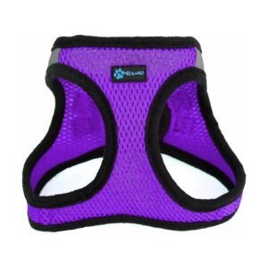 Purple Reflective Small Dog Harness for Sale, Support USA Dog Rescues with Every Purchase