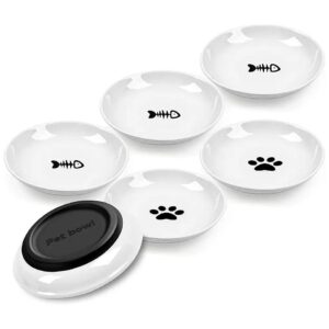 Purpose Ceramic Cat Feeders for Wet and Dry Food, Water, and Treats